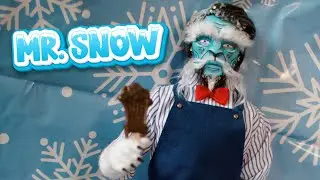 Making a Mr. Snow Doll from 6 Flags Fright Fest!