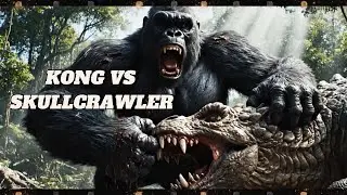 KING KONG vs SKULLCRAWLER | Epic Monster Battle | Cinematic 4K Movie #KingKong  #Skullcrawler