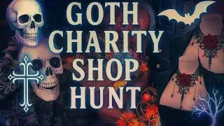 Looking for Goth Halloween bargains Charity Shopping #goth #gothic #gothshopping #charityshop #haul