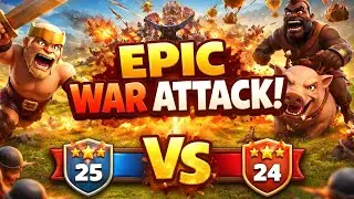 PERFECT WAR ATTACK 💯 | Last Minute miss Full Victory | COC War #coc #viral #gaming #games #trending 