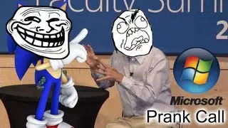 Microsoft Sonic Prank Call -- Subscriber Special Info