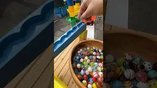 Marble Run Healing Handmade Wooden Gutter Slope