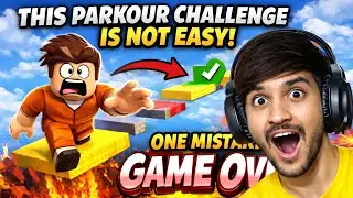 ROBLOX PARKOUR CHALLENGE ||😱 Ek Galti  GAME OVER