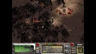 Fallout 2 KMK Gameplay #186 &ndash; AML tactic vs Remnants of the Master&rsquo;s Army, Military Base reached