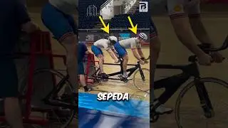 Pesepeda ini lebih cepat dari mobil❗️🚘