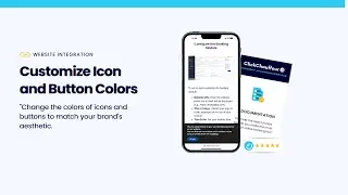 Customize Icon and Button Colors on ClickChauffeur