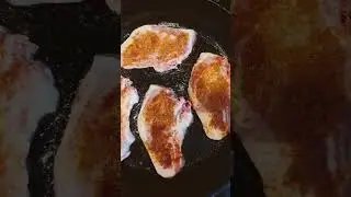 Cast Iron Pork Chops #castironcooking