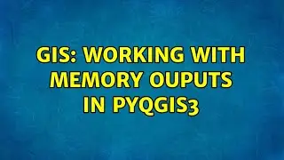 GIS: Working with memory ouputs in PyQGIS3 (2 Solutions!!)