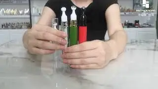 Airless Colored Roll on Bottles For Eye Depuff Cream Airless Pump Bottle For Eye Serum Refillable