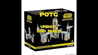 Star Wars Shatterpoint The High Ground Terrain Pack, Unboxing and build