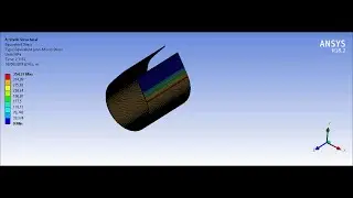 ANSYS Workbench Tutorial Video | Folding Machine | Non-Linear Analysis