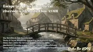 Nature&rsquo;s Lullaby: The Calming Sound of an Old Water Wheel & River 🌿✨ [No Music]