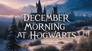 ✨ December Morning at Hogwarts ❄️ | Cozy Harry Potter Music & Winter Ambience (4K)