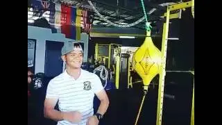Aremiah The Deaf training boxing 02 march 2017