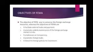 Foreign exchange management act | FEMA| Tamil