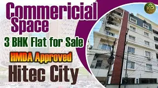 Commercial Space 3 BHK Flat for sale in hitec city #hyderabad #flatforsale #commercialproperty