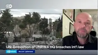 Interview with Jonathan Fowler, UNRWA Senior Communications Manager, on DW News