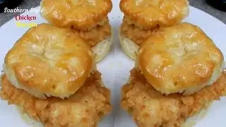 Southern Style Chicken And Pillsbury Biscuit Recipe...Quick, Simple And Delicious