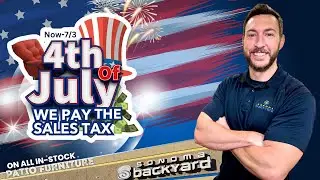 4th of July Patio Furniture Sale at Sonoma Backyard