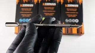 Kerman stainless steel orange stick pusher with replaceable files!