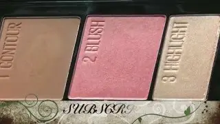 Maybelline master class contour by Facestudio swatches :)