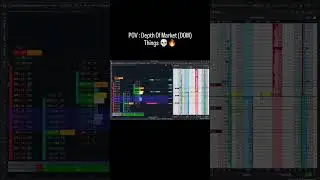 Just DOM Things 💀🔥  #tradingreels #orderflow #reelkarofeel #orderflowtrading