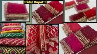 Wedding Bridal dupatta #bridaldupatta #dupatta #bridal #shorts  #bridaldupatta #buyonline #wedding