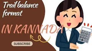 &ldquo;Trial Balance Format in Kannad💛&hearts;️ |🐻 Debit=Credit Easy Trick |  Accounting&rdquo;#accounting 