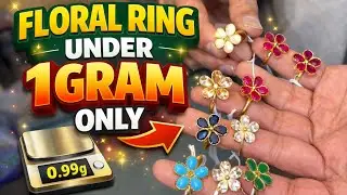 1 Gram M Itni Pyari Floral Ring 💍🌹 || A.K Fine Jewellers || 81/81