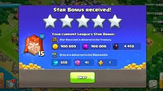&bull;5 STAR ATTACK 💥 | 900,000 BONUS LOOT | Clash of Clans
