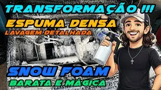REVIEW SNOW FOAM BARATA E EFICAZ PORT&Aacute;TIL E A BATERIA DA SHOPEE