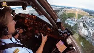 SMOOTHEST EVER B777 Landing!!! Benny lands in FRA after 3 long Lufthansa Cargo flights! [AirClips]