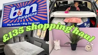 B&M shopping haul Homeware Decoration Household July 2023  Shopping Vlog