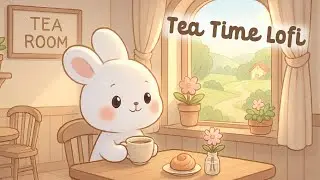 Tea Time Lofi Chill ☕✨ 4 Hour Happy Lofi Song 🌸 Cute Lofi 🌲 cute & relaxing music 🍩 Lofi Hip Hop
