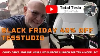 Улучшение комфорта вождения: подушка для ног из наппы для Tesla Model 3/Y
