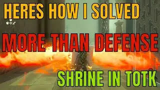 How to complete More Than Defense shrine in Zelda TOTK?