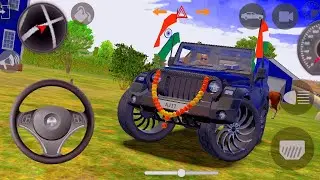Mahindra New Thar modified Mahindra update karo New update 😱(Indian Car Simulator 3D)