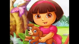 Dora Explorer Coloring Book Perrito Даша Путешественница Раскраска для девочек Kinder fun