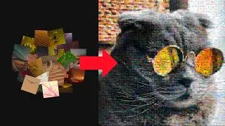 Я создал приложение для создания фотомозаик.