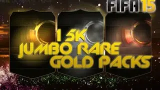 WTF EA?! 15K JUMBO RARE GOLD PACKS | Fifa 15 Ultimate Team