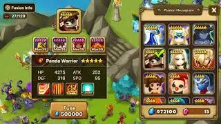 Summoners War: Xiong Fei Fire Panda Warrior Fusion
