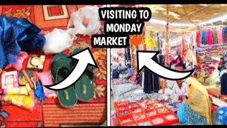 VISITING TO MONDAY MARKET ❣️🌹