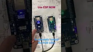 Use ESP NOW to remotely control RGB LEDs ( with my original two ESP32 dev boards)
