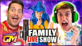 🔴NEW LIVE Family Show! - Crazy play along Games & Insane Surprises!