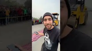 Jelly bus vs thar vs road roller #bus #roadroller #trendingshorts