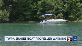 TWRA issues warning on boat propeller safety