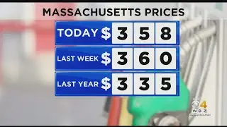Massachusetts gas prices 20 cents below national average