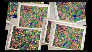 Colorful Art video || color in black pointer art || part-2 || jenny's World