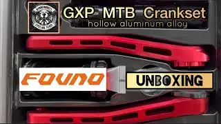UNBOXING FOVNO Goblin GXP MTB Hollow Lightweight Crankset #cycling #bike #viral #unboxing