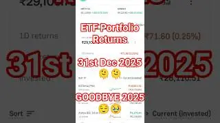 My ETF Portfolio Review | 31st December 2025 |Swing X Compounding #stockmarket #growth #etfportfolio